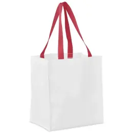 Hoppla Gateway Recycled PET Stitch-Bond Shopper Red